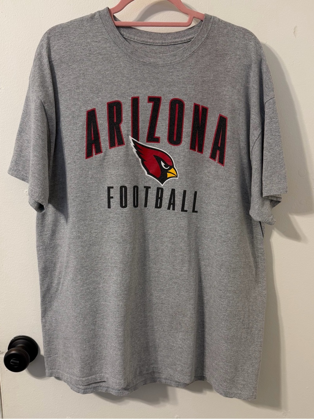 Fanatics Gray Arizona Cardinals Football T-Shirt